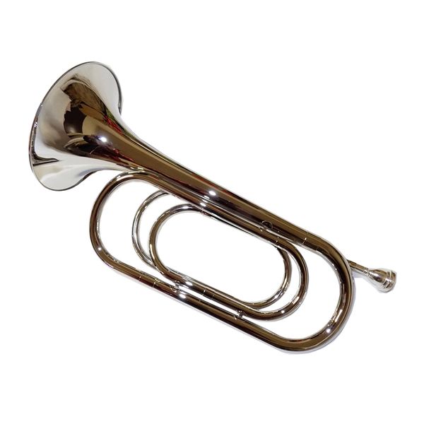 

bb horn with bag nickel plated bugle horn musical instruments trumpet