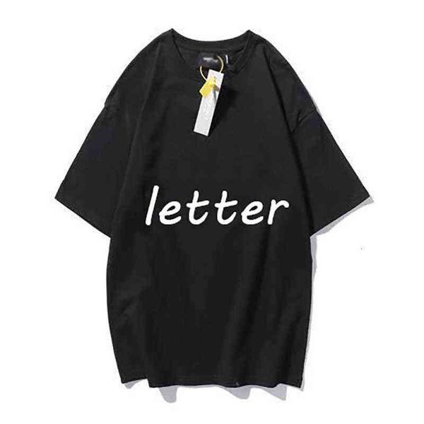 

t men shirt summer mens womens short sleeves fashion tee pure cotton shirts leisure classic pattern size s-xxl -23, White;black