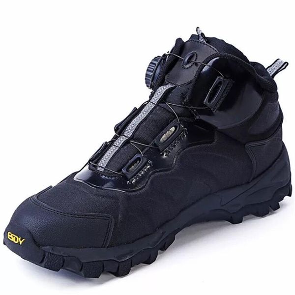 

brand tactical military combat outdoor quick reaction boots boa lacing system breathable men shoes army ankle safety281u, Black