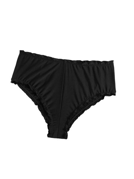 

lettuce trim bikini bottom s5eu#, White;black