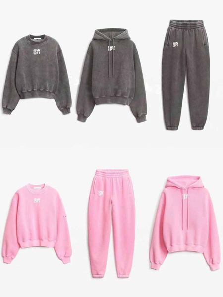 

women's hoodies sweatshirts 133212 classic trendy luxury designer cloth loose hoodie casual sweater sweatshirt women sports elastic wai, Black
