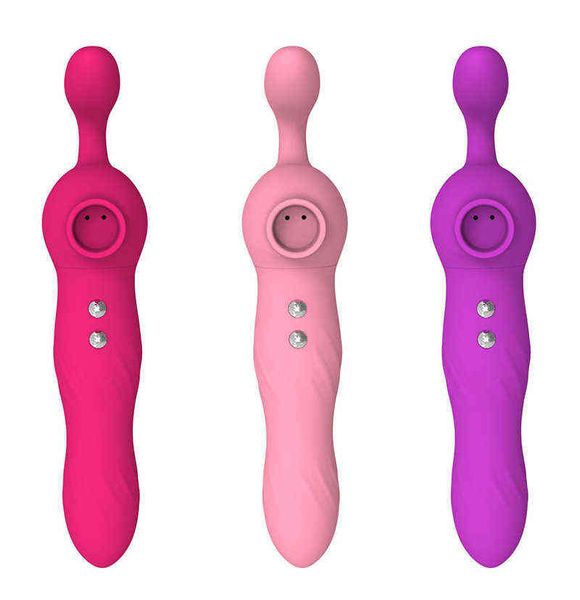 Nxy Vibratoren New Naughty Baby Zweite Generation USB-Aufladung Silikonmaterial Saugen Vibration Erwachsene Weibliche Masturbation Spaßprodukte 220514