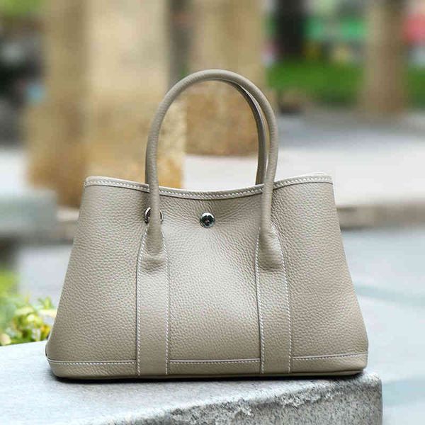 

luxury classic handbags birkinss women's bag large capacity leather garden high texture soft layer cow