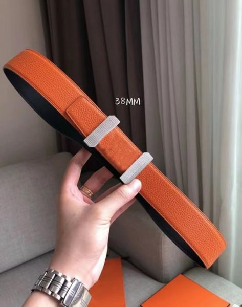 

men's belts for man and women designers luxury letter buckle casual woman belt width 3.2 3.8 cm, Black;brown