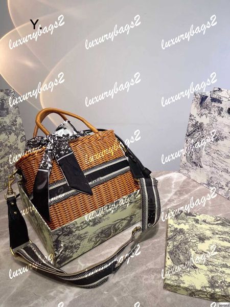 

totes designer handbag women shoulder bags handbags 28cm straw bag luxury designer tote beach crossbody