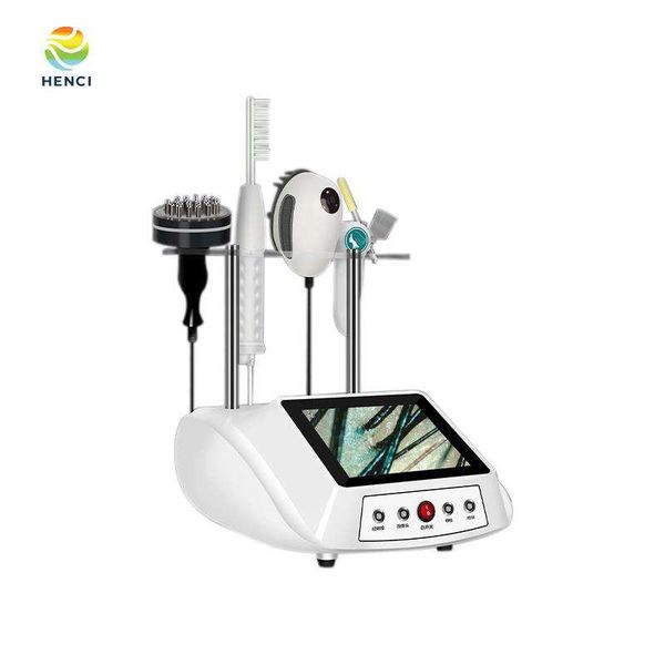 

2022 portable professional hair scalp treatment machine hair analyzer hair regrowth machine scalp massager, Black
