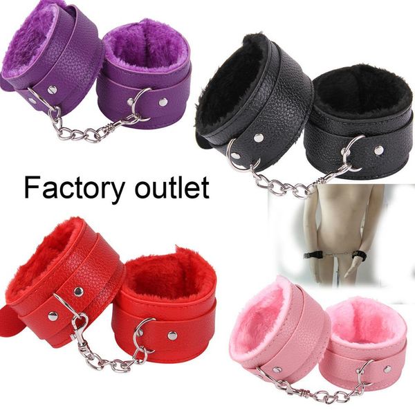 

pu leather handcuffs for ankle cuff restraints bondage bracelet bdsm woman erotic cosplay toys couples women