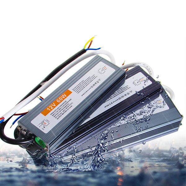 

transformers 12v 24v power supply ip67 outdoor waterproof 110-250v 170-250v 60w-400w led driver