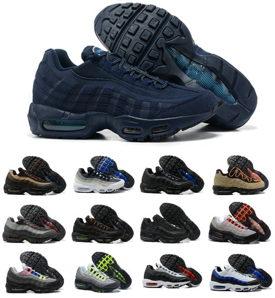 

undefeated 95 og tt casual shoes triple black dark army greedy navy blue neon 95s smoke grey volt white khaki total orange grape safari zebr