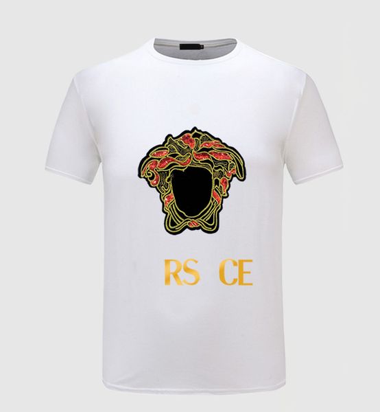 

men's tee shirt designer medusa letterpress casual summer 100% cotton breathable crease resistant oversized men's and women's, White;black