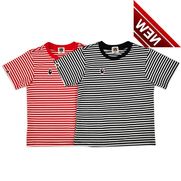 

beii & bap trendy children's t-shirt half sleeve striped baby short sleeve, White;black