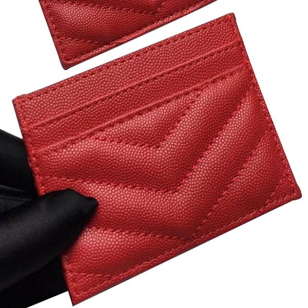 

fashion card holders caviar woman mini wallet designer pure color genuine leather pebble texture luxury black wallets b10214u, Brown;gray