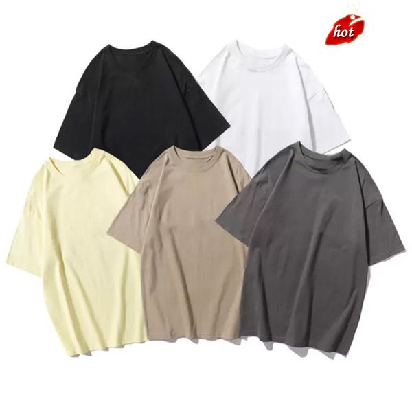 

2022 2022 2022 designer tide t shirts chest letter laminated print short sleeve high street loose oversize casual t-shirt pure cotton for m, White;black