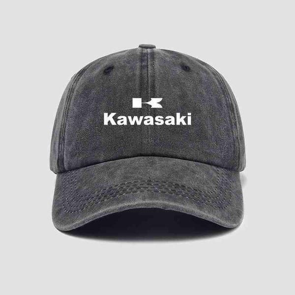 

designer fit trucker straw cowboy hat man woman yamaha harley kawasaki motorcycle baseball cap new duck tongue sun visor, Blue;gray