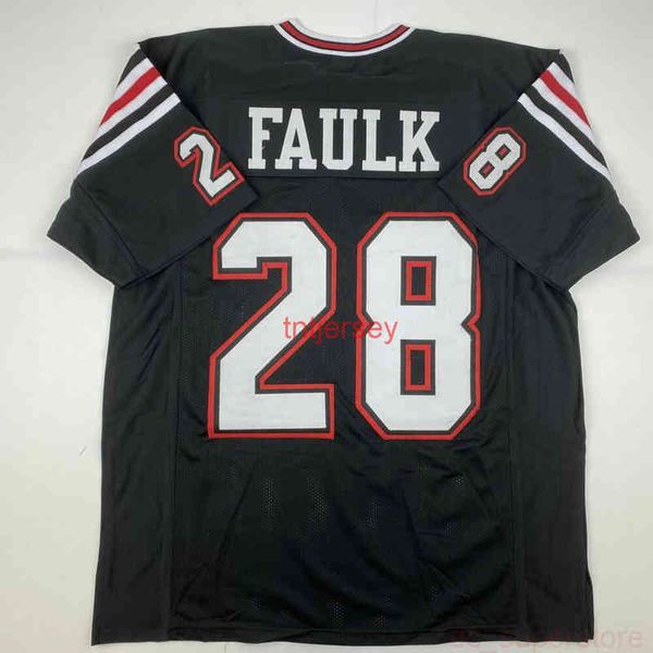 ECONOMICO PERSONALIZZATO Nuova maglia da calcio MARSHALL FAULK San Diego State College cucita AGGIUNGI QUALSIASI NUMERO DI NOME