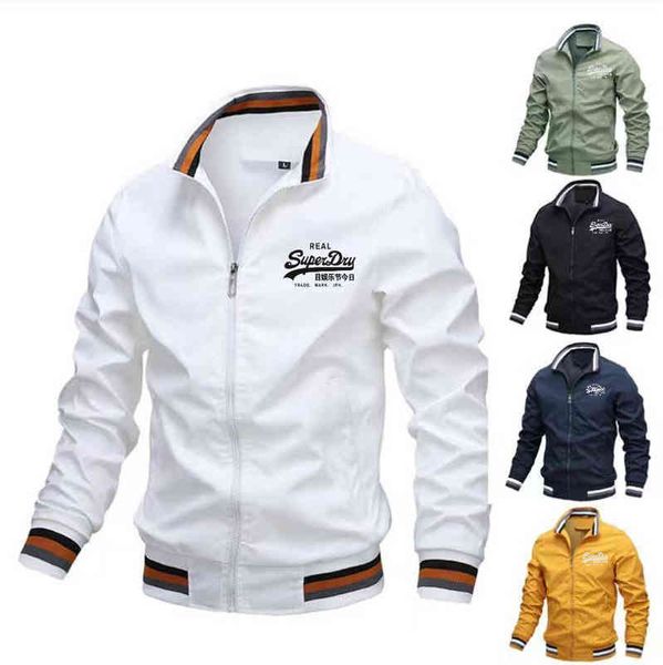 

men's military jacket spring and autumn windbreaker pilot outer flight t220816, Black;brown