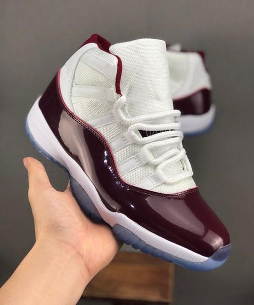 Caminhando calçados de basquete Sapatos de basquete homens 11s 11 Vinho Vermelho Cool Cinza Jubileu de 25º aniversário criado Concord vence como 96 Cap e vestido Mens treinadores ao ar livre esportes