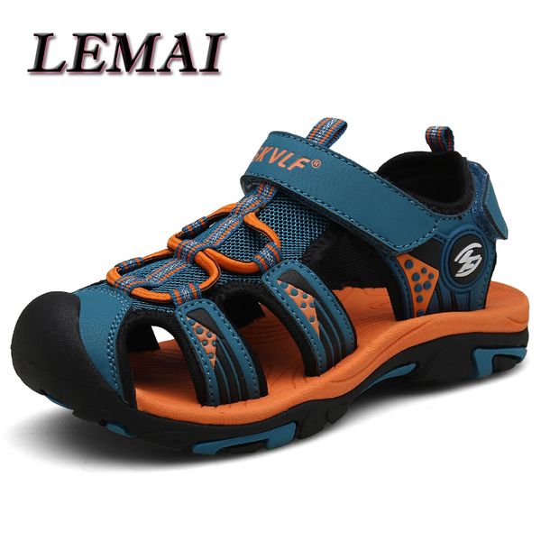 Sandálias de primavera de Lemai para crianças Summer Casual Bottom macio calçados respiráveis ​​Sapatos de borracha Sapatos meninos crianças 220525