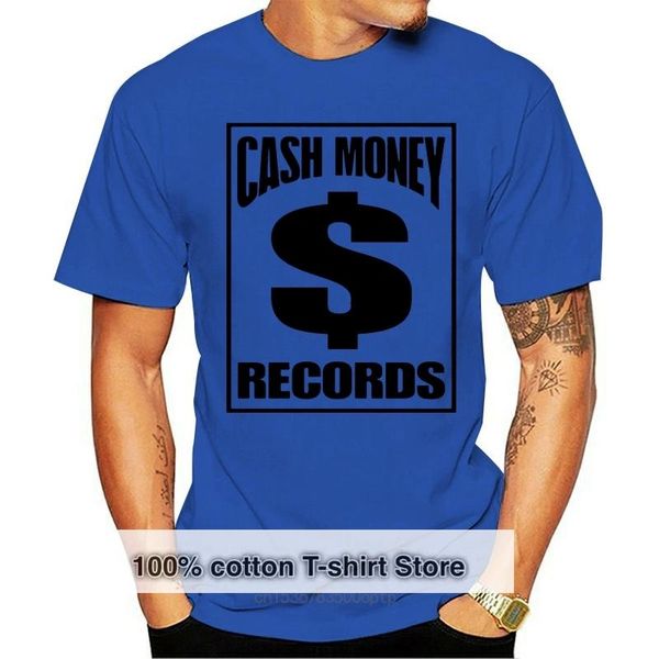 T-shirt da uomo Cash Money Records Etichetta discografica Fan della musica T-shirt da uomo Taglia S-Xxl Maglietta ampia