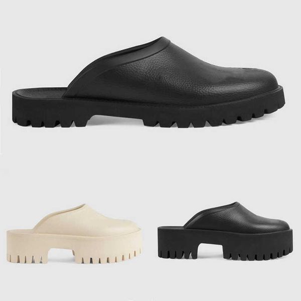 

2021 luxury designer womens sandals mens slippers luxury candy color flat high heels rubber slipper jelly shoes flip flops slides outdoor, Black