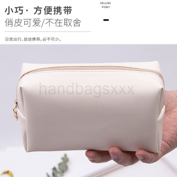

hbpmakeup bag pu square women s portable waterproof travel wash storage