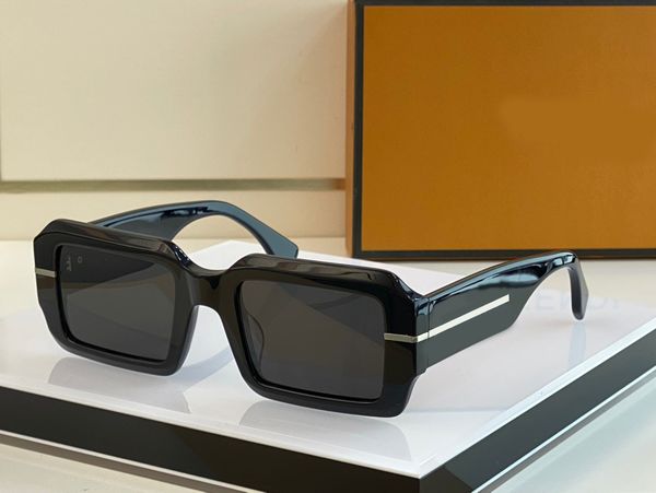 

luxury designer sunglasses for men mens eyewear square frame sunglasses for women balck dark grey uv400 protective vintage cool eyeglasses c, White;black
