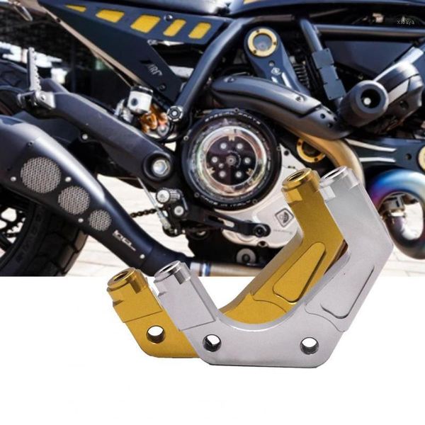 Pedais resistentes Longa vida útil da motocicleta Código de conexão Acessórios de modificação resistente a desgaste do suporte de freio de metal para autobike