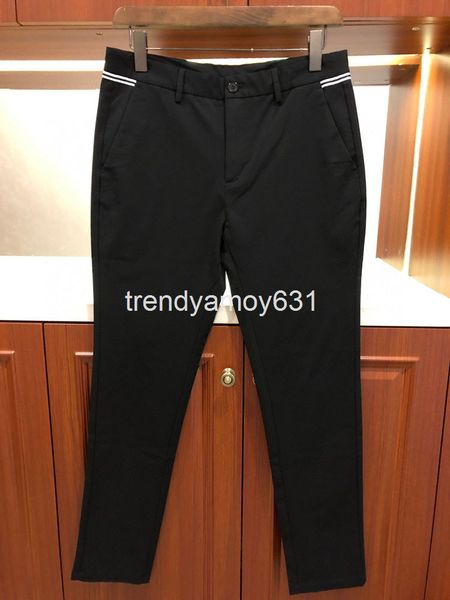 

men's pants autumn and winter wool blended trousers casual pants little bee, Black