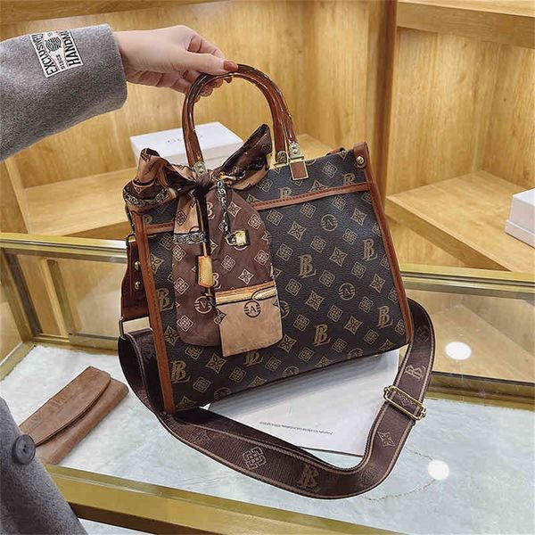 

90% off to shop online women autumn and winter versatile tote bag single diagonal bag fashion trendy wide shoulder strap portable