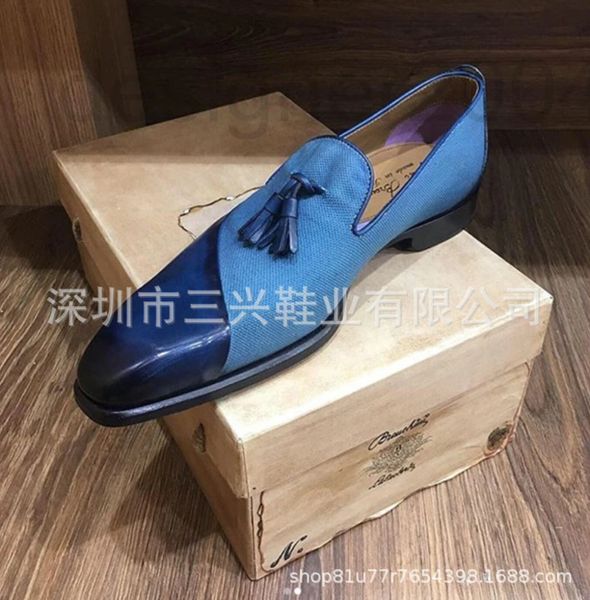 

dress shoes designer spring and autumn color matching low pointed men's heel daily leisure comfortable fashion lazy shoes f88 a1m8, Black