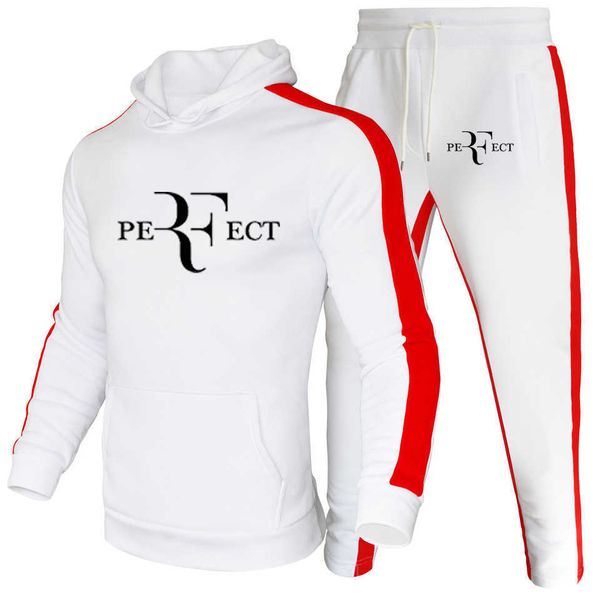 

luxury designer new men's tracksuit leisure letter hoodies sweatpants 2 piece sets male pullover hoody 2022 sportswear, Gray