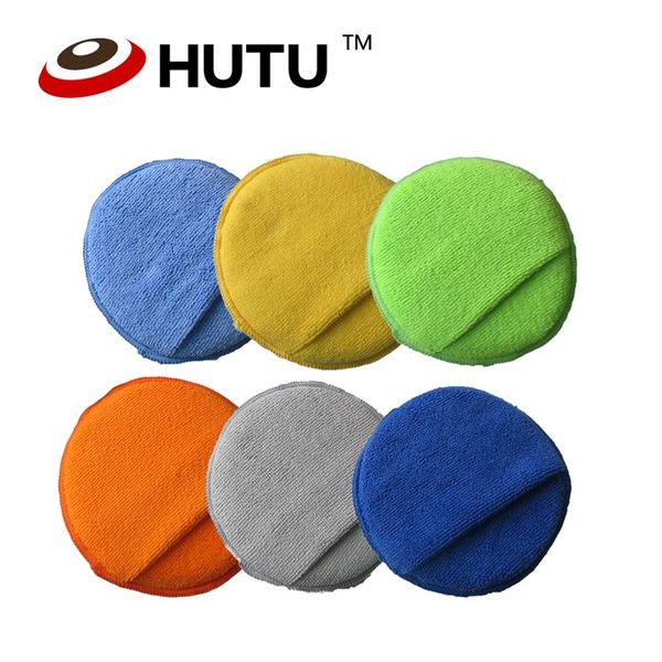 

5inch colorful microfiber compound sponge foam pad for auto polisher wax applicator pads302g