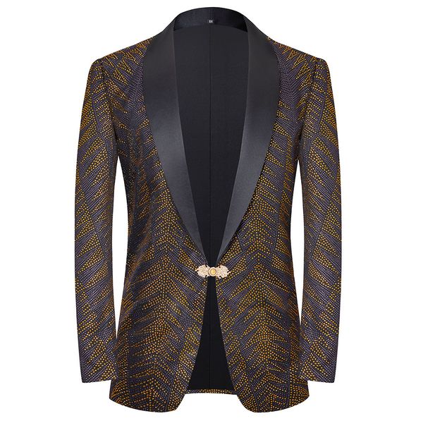 

men's groom wedding rhinestones suit jacket luxury shiny crystals stones prom banquet blazer evening party concert singer host stage sl, White;black