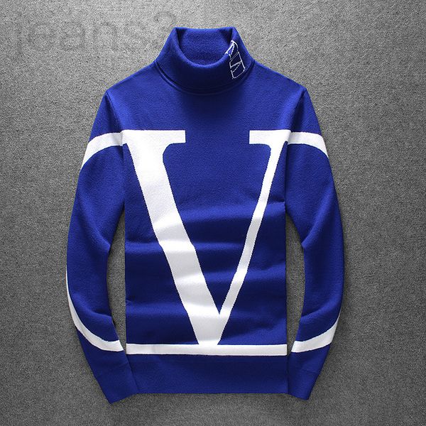 

men's sweaters designer 2031 bulk cargo owner pushes autumn and winter thickened sweater high neck men's -4xl p135 sihx, White;black