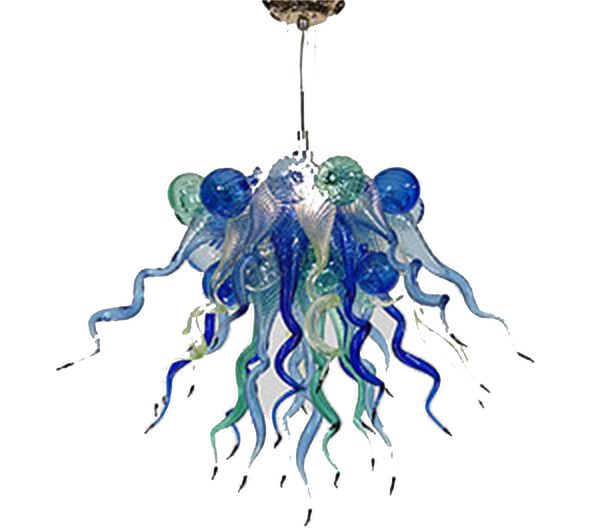 

entrance decoration chandelier small shape blown glass lighting diy design