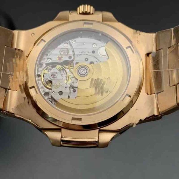 

special classic nautilus series watches fully automatic mechanical deep waterproof luminous business leisure sports refined steel 7n1k, Slivery;brown
