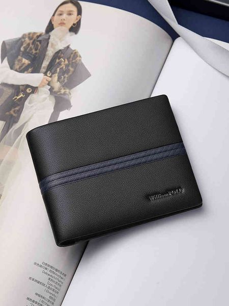 

wallets bags royal paul men's 2022 short soft real leather fashion, Red;black