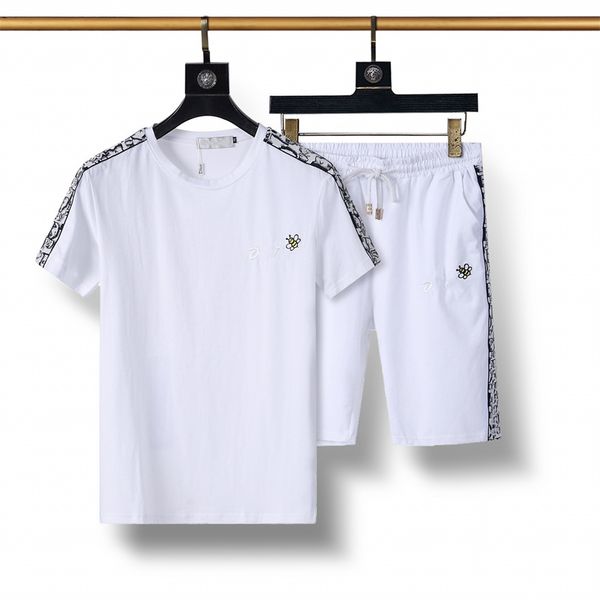 

men clothing sets short sleeve printing tracksuits 2022 summer autumn mens casual sportswear suit designer pullover sports suits -3xl, Gray