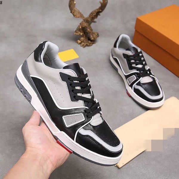 

2021r high-end fashion men's color matching low-casual basketballlarge size breathable running outdoor sports mkjkj001, Black