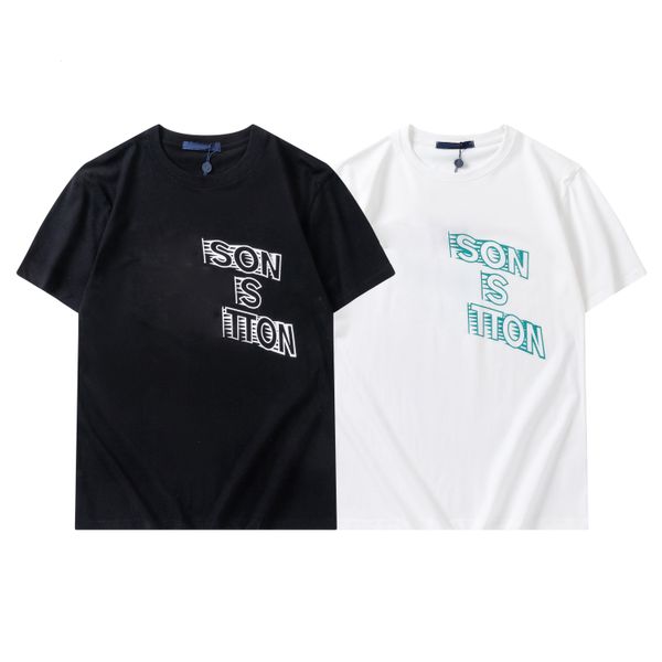 2022 Herren Mode T-shirt Frauen Designer Buchstaben Gedruckt T-shirt Stylist Casual Sommer Atmungsaktive Kleidung Männer Shorts Top Qualität Kleidung Paare T-ShirtsM-3XL #39