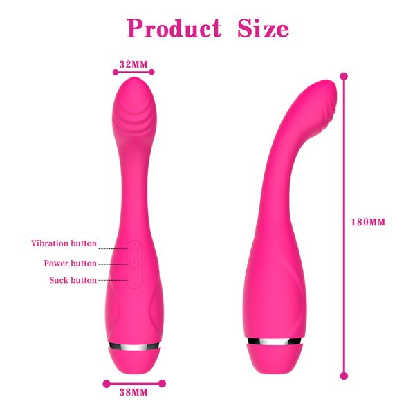 G-Spot DILDOS Vibrator 8 Speeds USB Зарядка влагалища Clitoris Massager Мощные женские мастурбационные секс игрушки для женщин