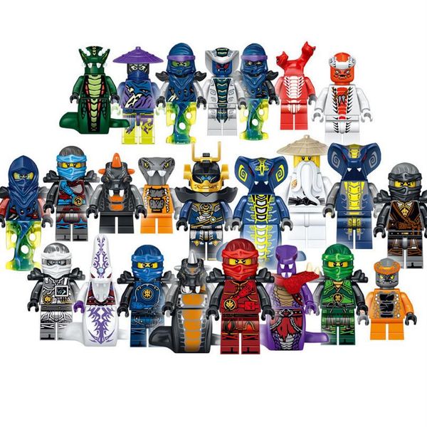 

24 style minifig phantom ninja series children's puzzle assembled buil2423