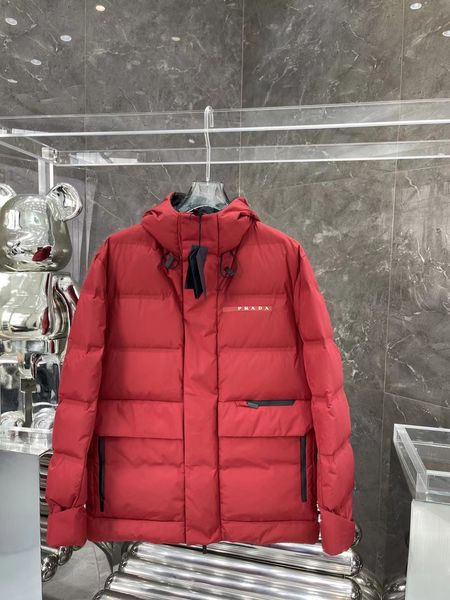 

2022 winter new great mens designer luxury hooded down jacket - chinese size jacket - designer down jacket for mens, Black