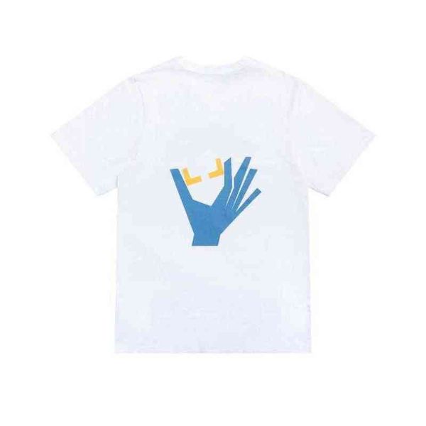 

mens brand classic fashion t shirts loose offs cotton men women t-shirt designers short sleeve letter oil paint tees black white shirt eur, White;black