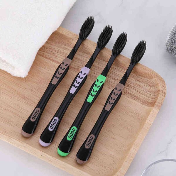 

toothbrush azdent bamboo charcoal toothbrush set 8 12 pcs super soft nano oral care 625 blackhead 0312