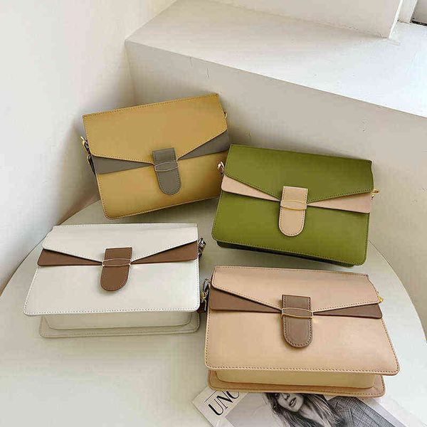 

designers bags bag spring and autumn messenger bag 2022 new small square high-grade leather one shoulder light luxury women's 5987