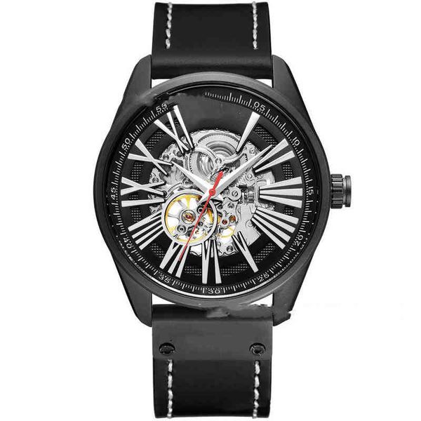 

huiya06 fashion watches mensiced out watches men grade marine dial automatic galaxy sea wolf steel watch, Slivery;brown