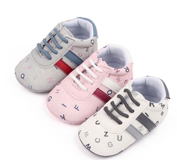 2pcs/lote baby First Walker Girls Shoes recém-nascidos Princess Pu Leather Infant Pré-Lalque 0-18 meses