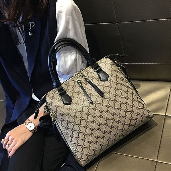 

autumn high-capacity briefcase version versatile atmosphere tote large portable women's 55% off holesale store