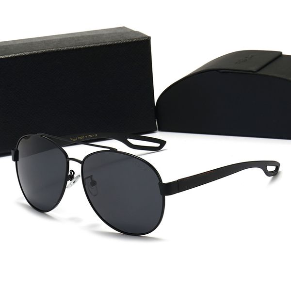 

mens sunglasses designer sunglasses man brand goggle glasses uv400 p letter 550 6 color option with box, White;black